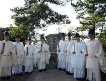 神道青年全国協議会創立七十五周年記念事業　竹島領土平安祈願祭