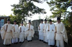 神道青年全国協議会創立七十五周年記念事業　竹島領土平安祈願祭